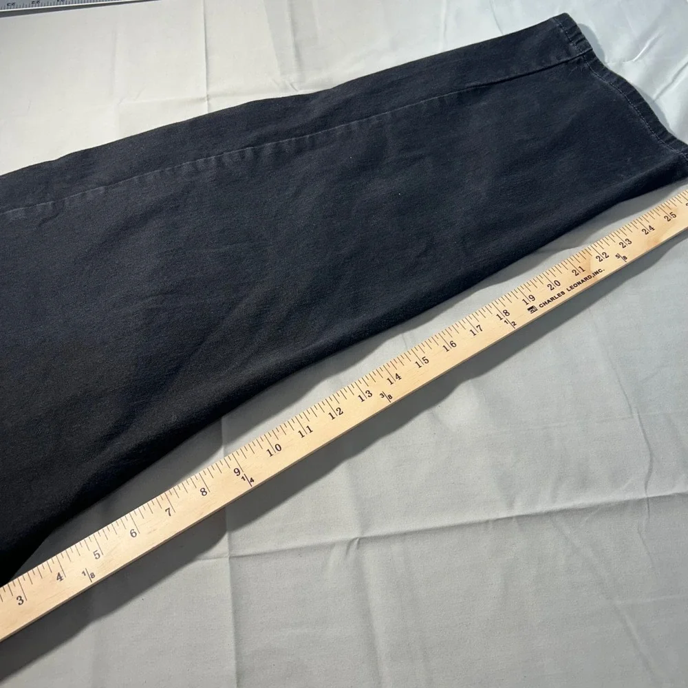 Levi's Jeans 502 Regular Taper Mens 52x27 Black Denim‎ Casual Minimalist